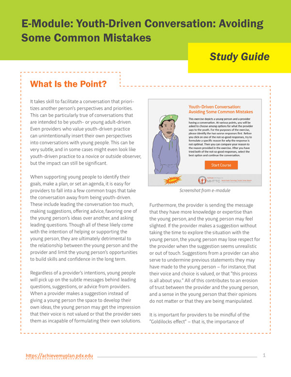 Cover of the Avoiding Some Common Mistakes study guide