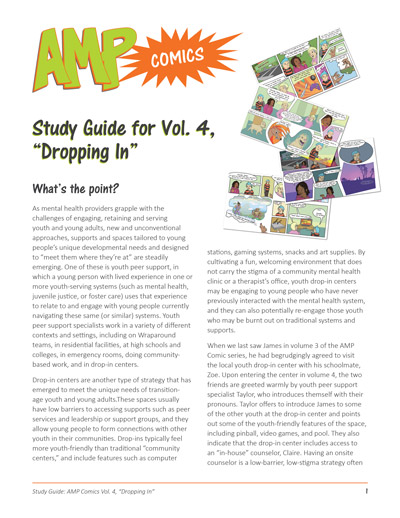 Cover of the AMP Comics Volume 4 study guide