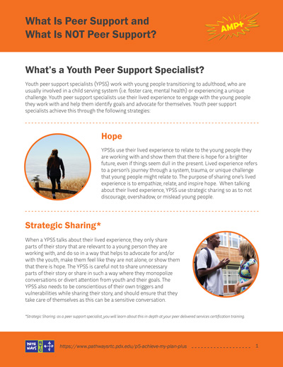 What Is Peer Support...